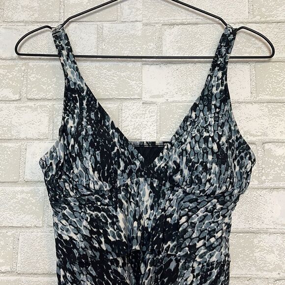 Magicsuit Miraclesuit Snakeskin Tiered Tankini Top 8 - Picture 2 of 6
